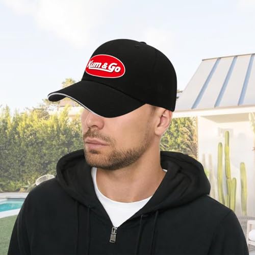 Kum & Go Logo Gorra Negra Ajustable miniatura 4