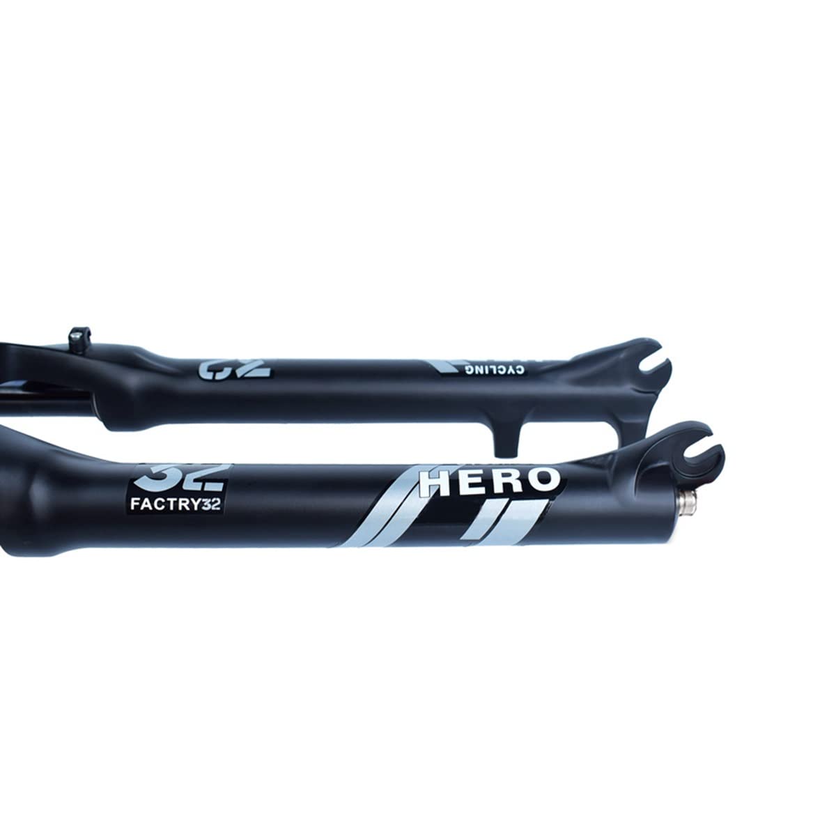 Widelec amortyzowany do roweru MTB 26/27,5/29 cala, 100 mm Powietrze Turystyka Hamulec Tarczowy Przód Szybki Release 9 mm Dla Rower Górski XC/FR/AM (Color : King Command)