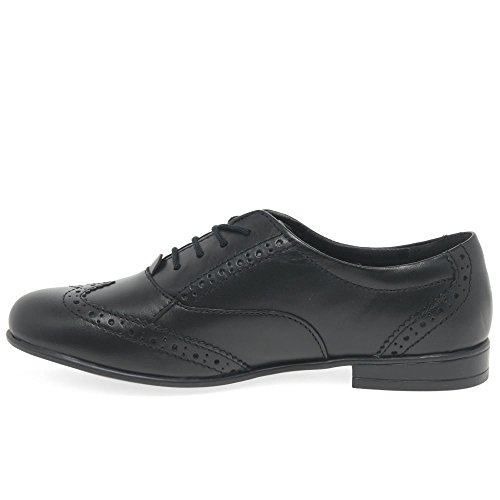 Angry Angels Matilda Senior Girls School Shoes 8 Black Wide3