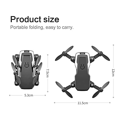 YYAI-HHJU GPS-Drohne, Faltbare Drohne Mini FPV WiFi 110 ° Weitwinkel 4K Hd-Kamera Flugbahn Flughöhe Halten G-Sensor 3D… – Bild 8