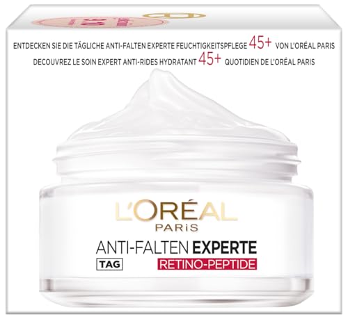 L'Oréal Paris Feuchtigkeitspflege für das Gesicht, Anti-Aging Creme zur Minderung von Falten mit Retino Peptiden… – Ansicht 3