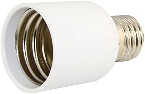 ES Light Bulb Socket E27 to E40 LED Base Screw Lamp Bulb Adapter Converter White