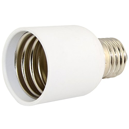 Es Light Bulb Socket E27 To E40 Led Base Screw Lamp Bulb Adapter Converter White #TOP2