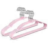 TOPIA HANGER Non Slip Hanger, Adult Space Saving Metal & Rubber Coating Clothes Hangers, Laundry...