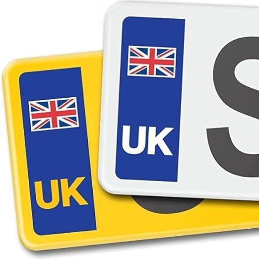 Premium Number Plates with UK Flag 100 MOT Compliant Car/Van