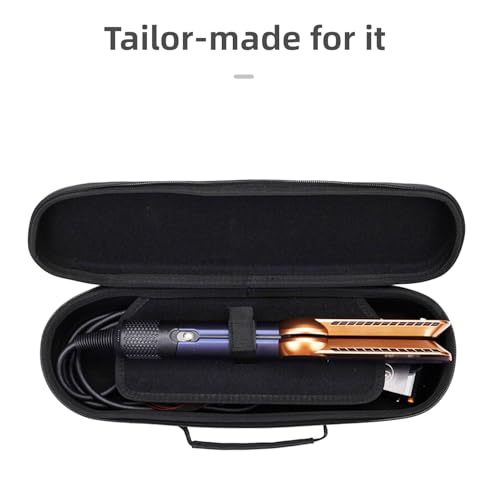 Bolsa de almacenamiento portátil BUBM para plancha Dyson Airstrait, negra miniatura 2