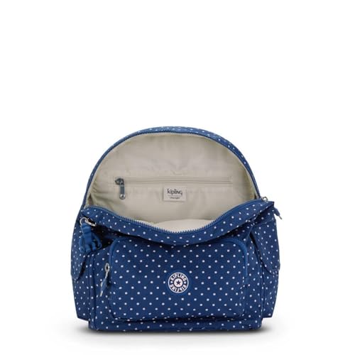 Kipling Casual Daypack, 5415320430782, Soft Dot Blue, 10.75'' L x 13.25'' H x 7.5''D, Damen City Pack Kleiner Rucksack… – Ansicht 3