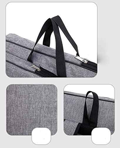 Image of ITODA A3 Art Portfolio Carry Case Bag Drawboard Storage Tote Handheld Portable Shoulder Box Artist Drawing Board for 8k Sketch Easel Paper Palette Brush Pencil Painting Supplies
