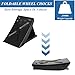 SENENQU 6 Pack Steel Wheel Chock, Heavy Duty Metal Wheel Chock Blocks Foldable Tire Stoppers for Automotive, Car, SUV, Trailer, RV, Trucks & Camper