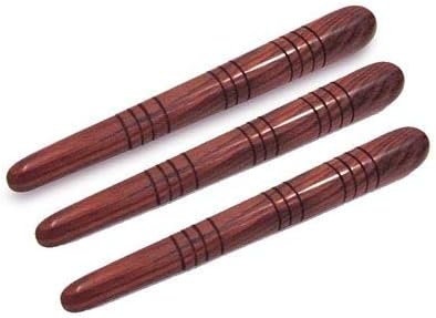 Foot Hand Massage Wooden Stick Reflexology Multi Available. (3*A Red)