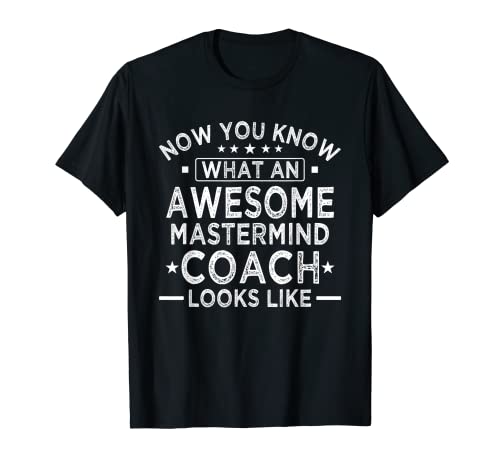 Impresionante Mastermind Coach Divertido Mastermind Entrenador Humor Camiseta