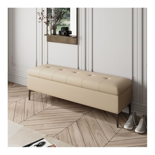 シューベンチ、 多機能収納ベンチ - シンプルな玄関用シューズベンチ(Beige,60cm)