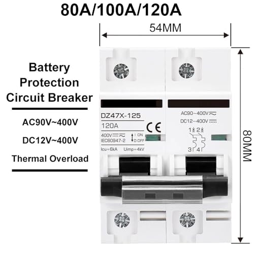 Disyuntor CC CA 400V 100A soluciona sobrecalentamientos protegiendo tu red 6