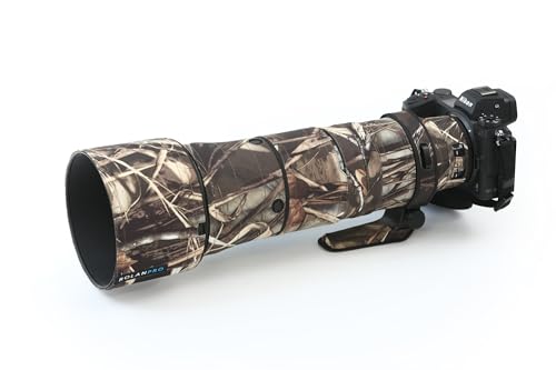 Rolanpro Lens Camouflage Coat for Nikon Z 180-600mm F/5.6-6.3 VR Cover Lens Protective Sleeve Case-#19 Grass Waterproof