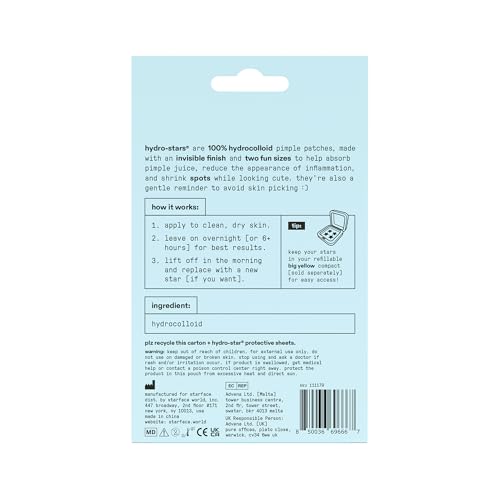 Starface Hydro-Star Clear BIG PACK Refill (96 Count) — view 11