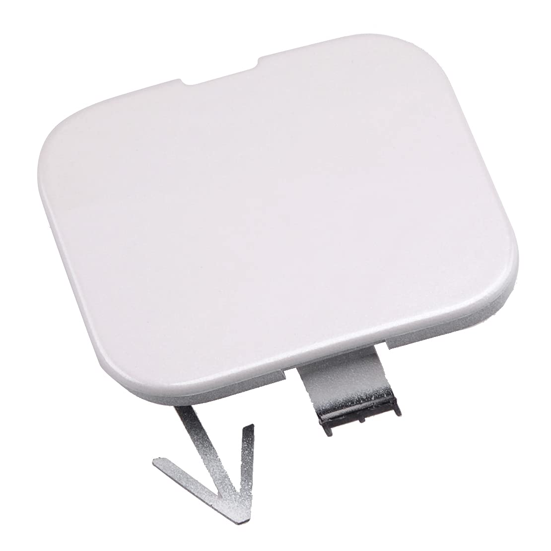 beler White Front Bumper Tow Eye Hook Cover Cap Fit for Nissan Altima 2013-2015 622A0-3TA0A