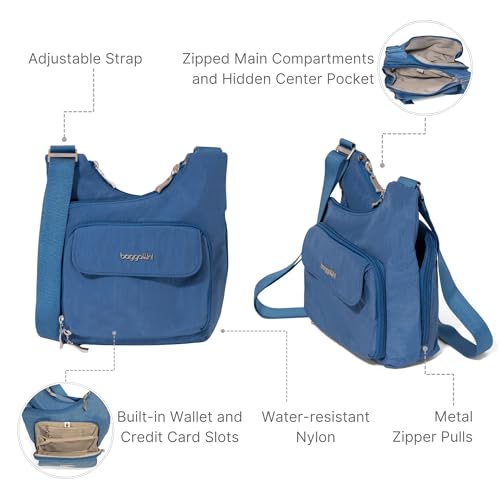 Image of Baggallini Women Criss Cross Crossbody Bag