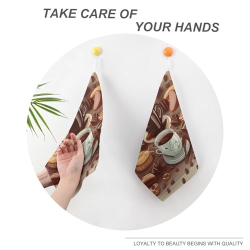 Serviette douce pour salle de bain absorbante motif bonbons et chocolat spa