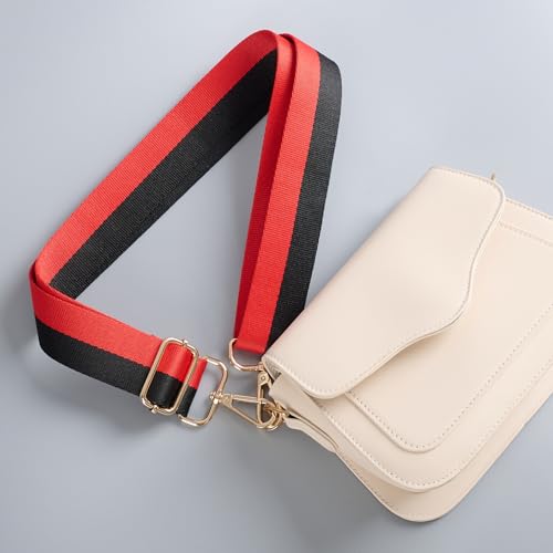 Image of chushui Woven Stripe Purse Straps,Replacement Crossbody Wide Shoulder Adjustable Strap for Bag Handbags
