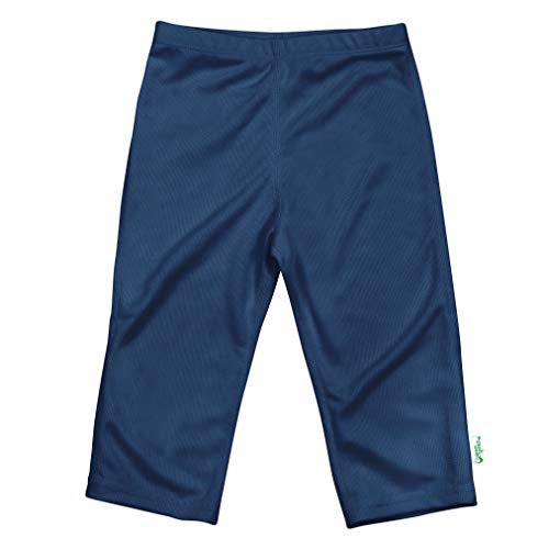i play. by green sprouts Baby Breathable Pants| Full-Coverage, UPF 50+ Sun Protection, Navy, 6/12mo