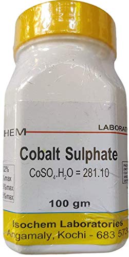 See full amazon price history chart for ISOCHEM Cobalt Sulphate (100GM) ISOCHEM Cobalt Sulphate (100GM) (B08SKWYMD9) Amazon Price History, Amazon Price Tracker