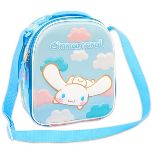 SANRIO Cinnamoroll Backpack and Lunch Bag Set - Bundle with 12 Mini School Bag, Lunch Box, Bottle, Stickers, More | Cinnamoroll School Supplies for Kids3