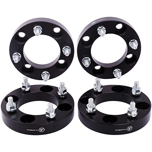 VLAOSCHI Black Forged 4x4 Golf Cart Wheel Spacers 1.25 Inch with 1/2