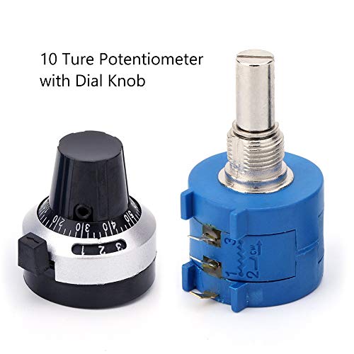 image for JANSANE 10 Turn Potentiometer 10K Ohm 2w Wirewound Multiturn Adjustabl
