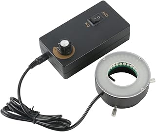 EMENAR 96 Anillo de luz LED Iluminador Lámpara Ajustable for la Industria Cámara estéreo Microscopio Lupa Blanco Rojo Amarillo Azul Verde Púrpura (Color : Purple)