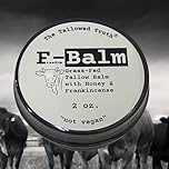 The Tallowed Truth F-Balm - All-In-One Premium Tallow Balm for Face & Body – Grass-Fed, Grass-Finished with Soft Sweet Scent of Honey & Frankincense – 5 Ingredients Only – Made in Canada - 2 oz