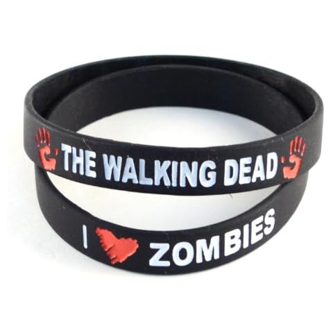 Goods For Giving The Walking Dead Black Wristband I (Heart) Zombies - 2 Pack Cover