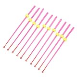 AOWINHIT EIS-Angelrute-Spitze, 10 Stück, Langlebige Mini-Angelrutenverlängerungen aus ABS für das Winterangeln (14cm)