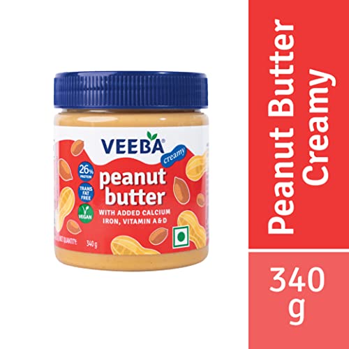 Image of Veeba Peanut Butter Creamy, 340g - Pack of 2