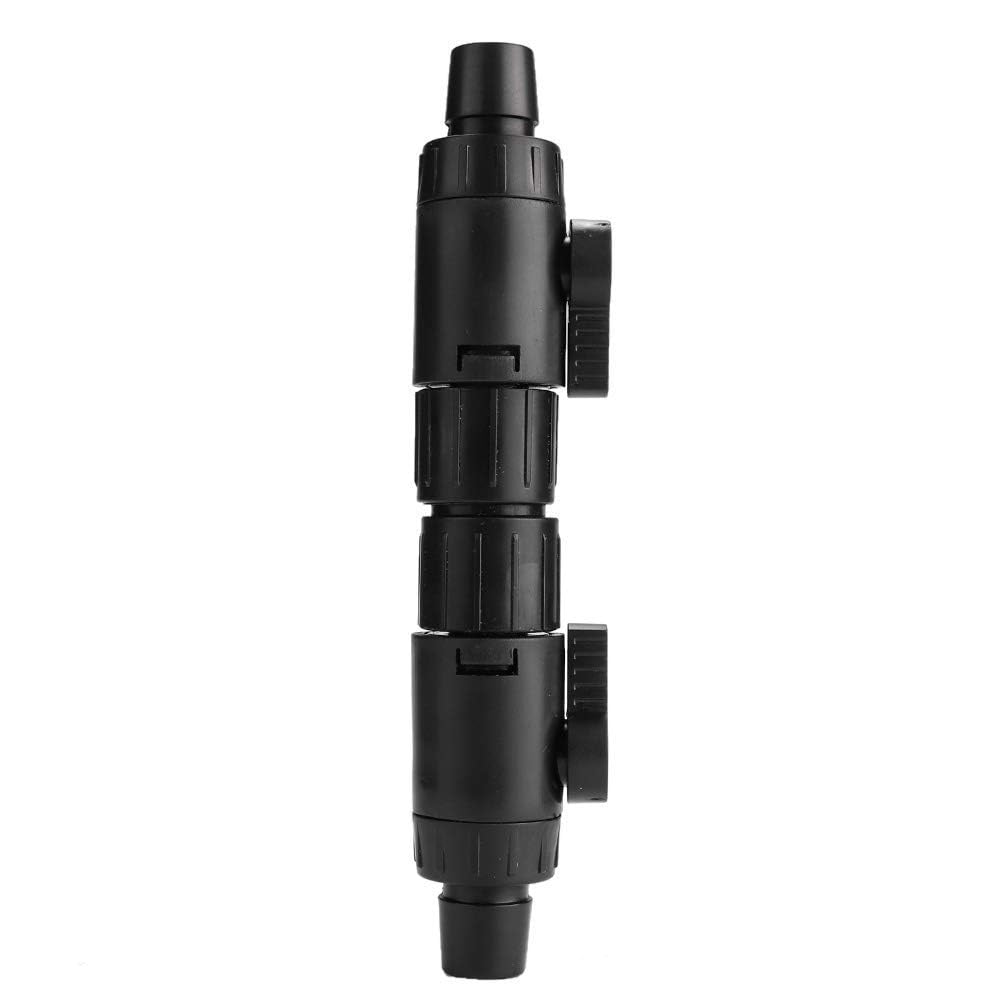 Pssopp Valvola per tubo flessibile per acquario, 2 pezzi, 16 mm, valvola di controllo del flusso dell'acqua, adattatore con impugnatura a sgancio rapido