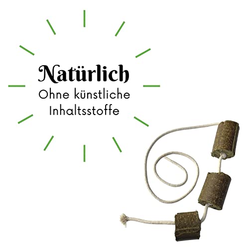 Lax Luzerne Spielseil - 2er Pack - 2 kg Spielseile für Pferde – Getreidefreies Beschäftigungsfutter mit Luzerne – Natürliche & rohfaserreiche Pferdesnacks