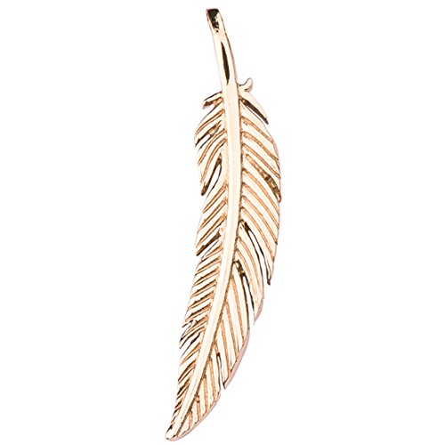 Preisvergleich Produktbild Traumfänger TF03MRO Damen Anhänger Feder Mittel Edelstahl rosé