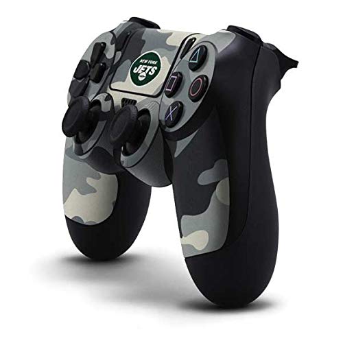 Skinit Decal Gaming Skin Compatible with PS4 Controller - Officially Licensed NFL New York Jets Camo Design
