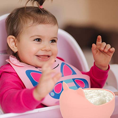 STOBOK Bebê Tigelas Em Forma De Porquinho de Silicone Food Taças de Sucção Antiderrapante Auto Alime