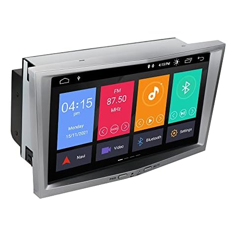 HIZPO 8 Inch Touchscreen Car Stereo Fit for Vauxhall Holden Compatible with Apple Carplay - Bluetooth, GPS Navigation AM/FM Audio Support USB 2+16GB SWC Reversing Camera - Silver Cover