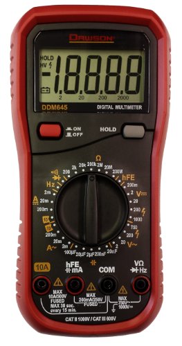 Dawson Tools DDM645 Digital Multimeter with 20,000 Count Display