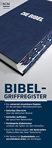 Bibel-Griffregister blau Bibel-Griffregister blau