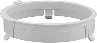 For 5.9 inch Portable Air Conditioner Exhaust Duct Interface, White Plastic Connector Ring, Universal Hose Tube Adapter