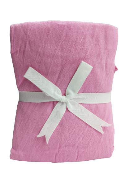 MF Flour Sack Kitchen Towels Cleaning cloth unbleached (Pink, 12 Pack), 100% Cotton 28 x 28 Inches Cloth Napkins - Image 2