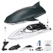 CestMall 2 en 1 Mini RC Pez Juguete Barco de Agua Mejorado Simulado Tiburón Pez Juguete para niños Tiburón Natación Control Remoto Juguete Tiburón Juego de Agua Barco Juguetes