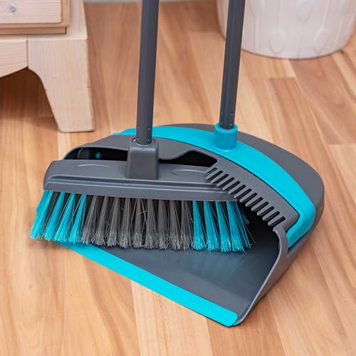 SIDCO Kehrgarnitur mit langem Stiel Schaufel Kehrblech Kehrset Kehrschaufel Handfeger – Bild 4