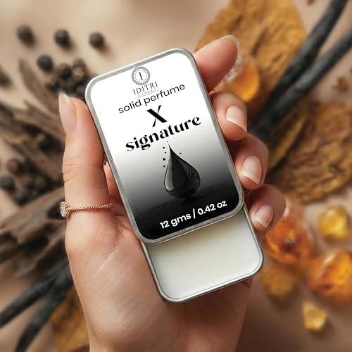 Image of IDITRI EXPORT Solid Perfume |x signature&pineapple Alcohol Free Wax Perfume Balm, Long Lasting | Pocket Tin 12g, Pack Of 2| Non Greasy Smooth Glide, Travel Friendly Unisex Gifts He Or Her