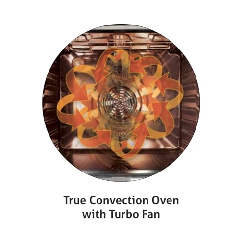 Image of Glen Built in Oven Motorised Rotisserie Turbo Fan 78Ltr with Multi-function (660 MRT BL)