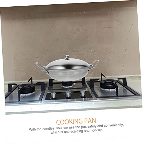 Set de cacerola con tapa wok y sartén para cocinar miniatura 2
