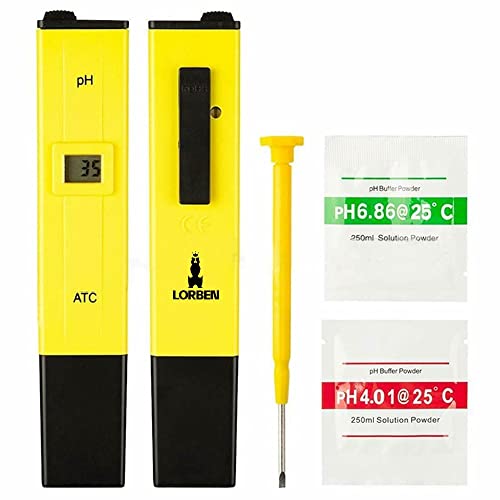 Medidor Ph Portátil Água Digital Piscina Aquário Cloro GT933 - Lorben