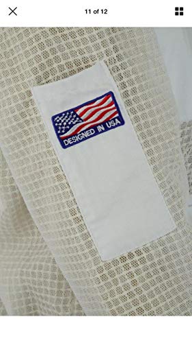 Pro Gear FVS Ultra belüfteter Bienenzuchtanzug, 3 Lagen, Unisex, Netzstoff, Astronauten-Stil, Schleier (abnehmbar) (3XL) – Bild 7